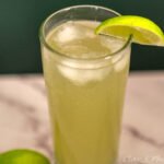 pineapple ginger beer with lime