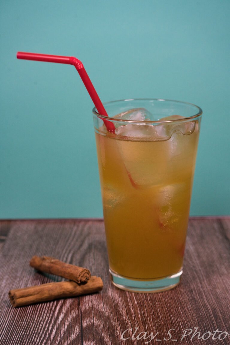 Apple Cider Cinnamon Ginger Fizz