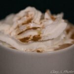 spicy cinnamon hot cocoa close-up view
