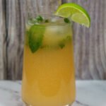 Tart Grapefruit Ginger Fizz